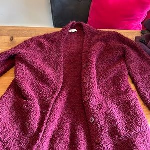 Fuzzy cardigan